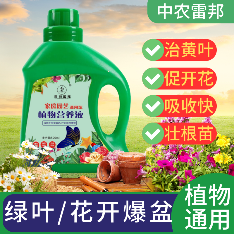 植物营养液花卉家庭园艺生根花大持续供肥通用型绿植快速生长