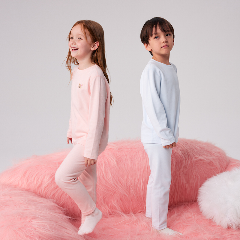 2岁儿童睡衣男女童家居服春秋长袖秋衣套装舒适柔软PCCYEFT61E