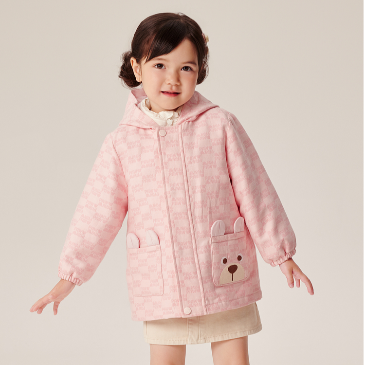 【一衣三穿】PawinPaw卡通小熊童装儿童秋冬穿婴儿羽绒服PCJDE4991K