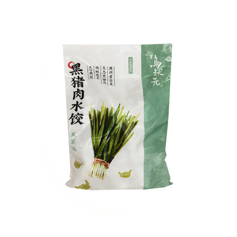 袋装-韭菜黑猪肉水饺 约800g/份