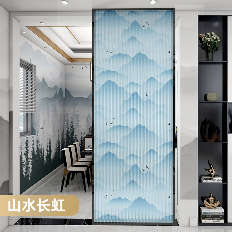 卫生间窗户透光防窥膜玻璃贴纸透光不透明厕所浴室防走光隐私贴膜