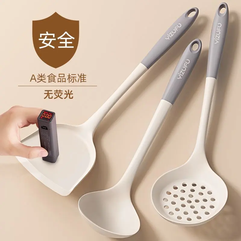 耐高温硅胶锅铲食品级不粘锅硅胶铲子菜铲护锅套装不伤锅炒菜铲子