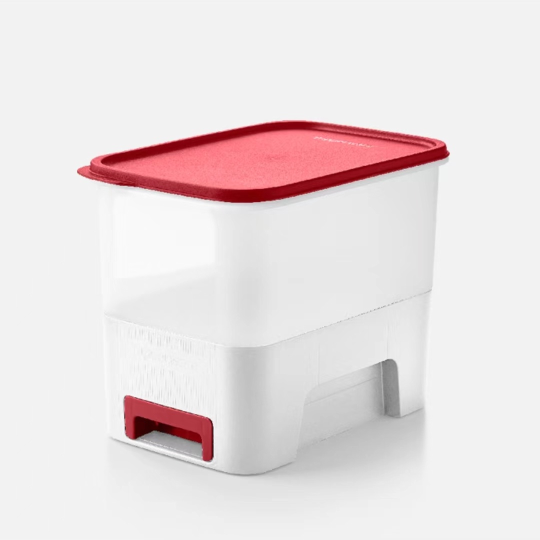 特百惠轻巧米满福米仓防尘防潮防霉米缸米桶5公斤密封收纳大米箱