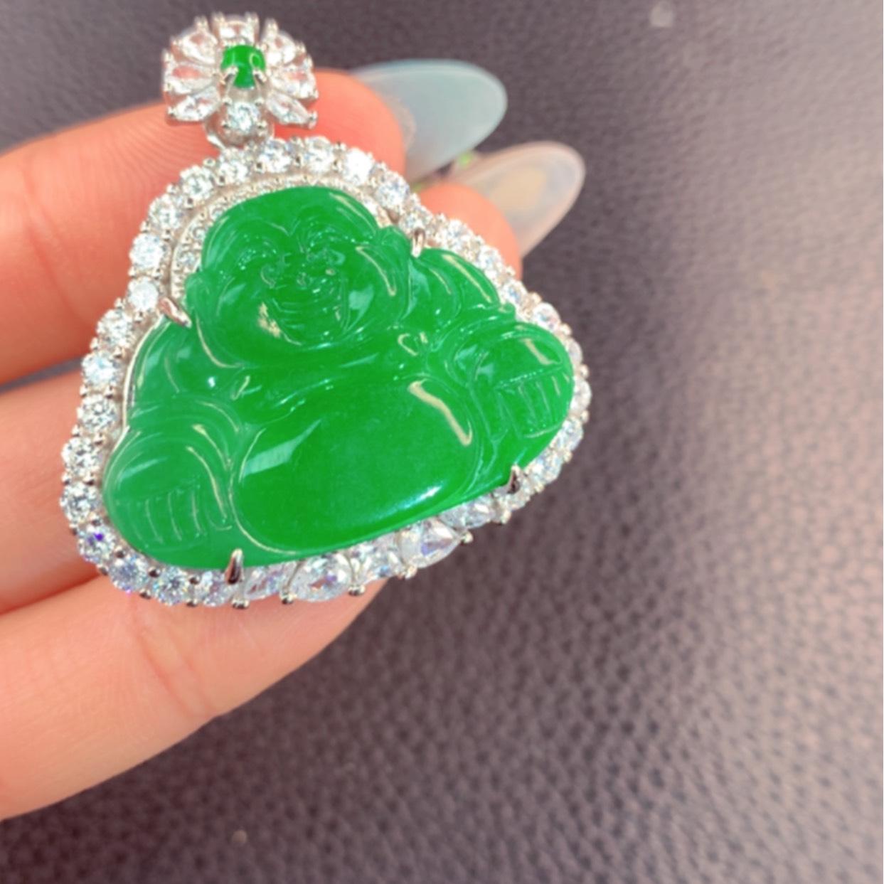 【闪购商品】翡翠如图银S925镶嵌