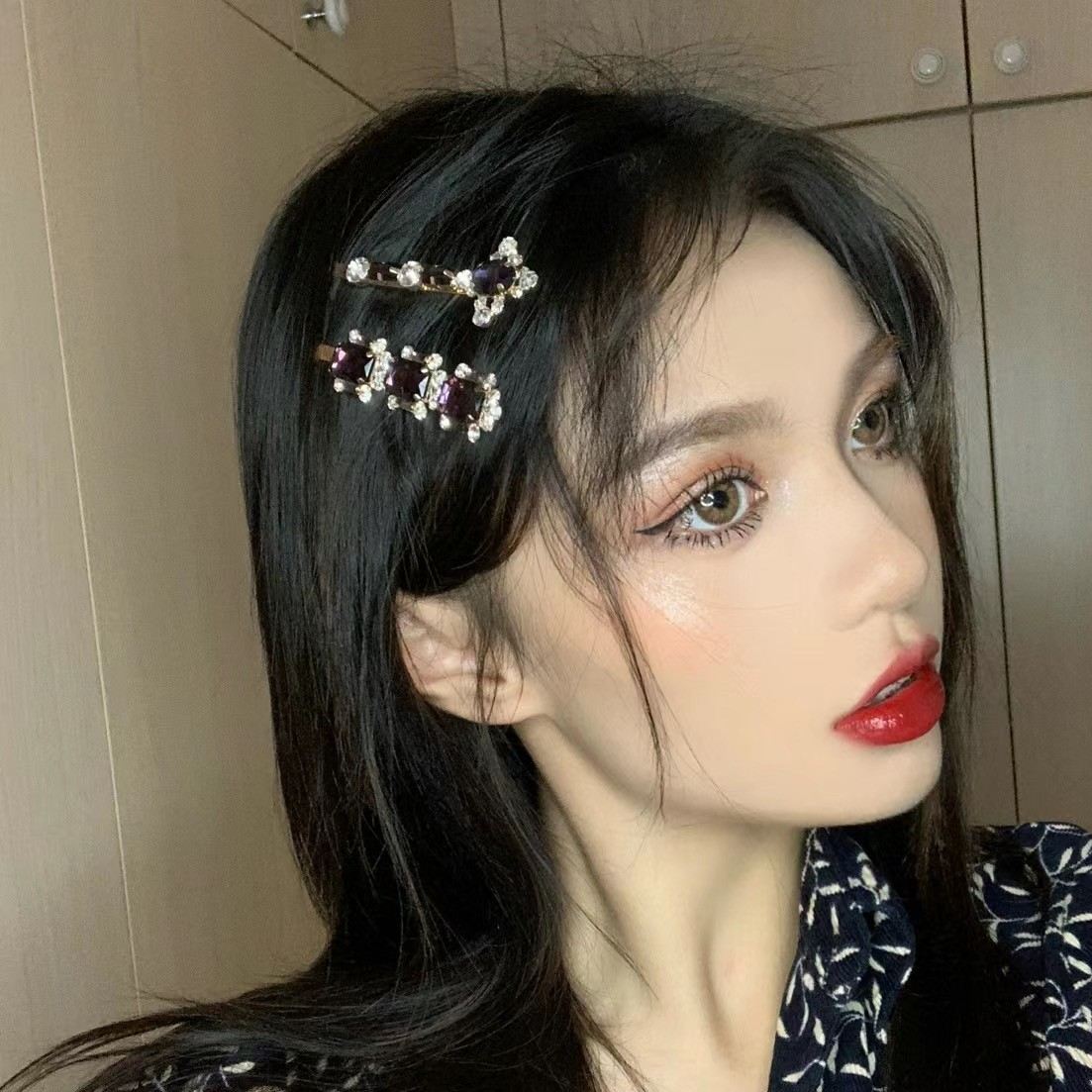 D67/50 原创设计款气质中古vintage发饰配饰