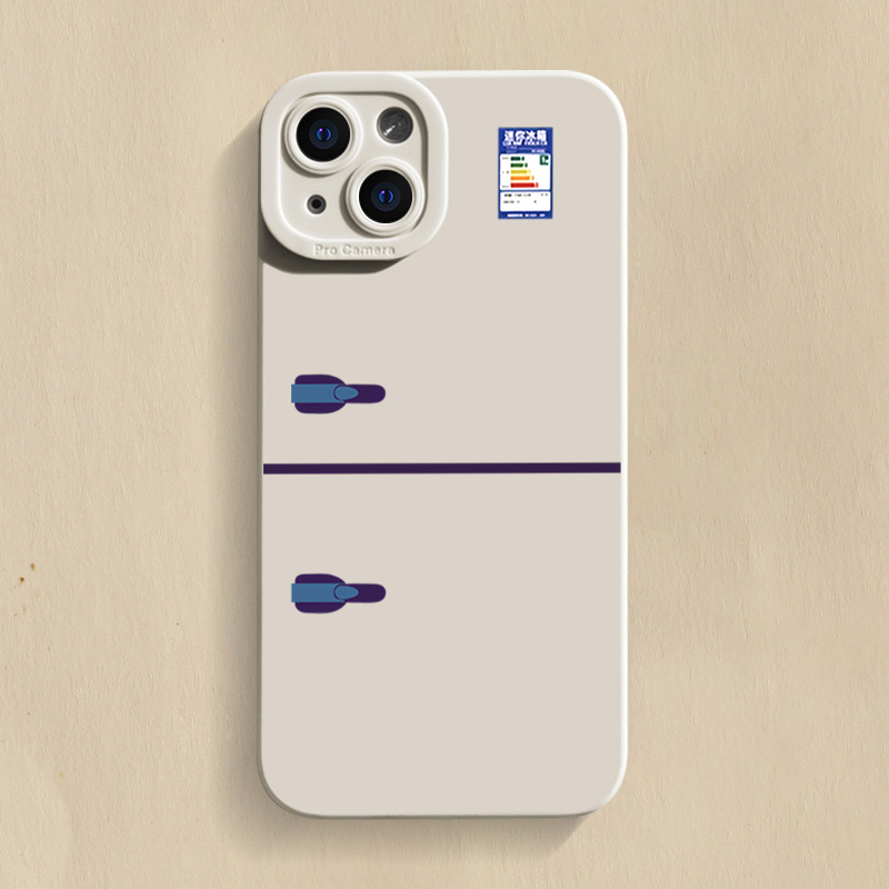 冰箱iPhone15ProMax手机壳14苹果13硅胶12全包78p女男11xs/xr