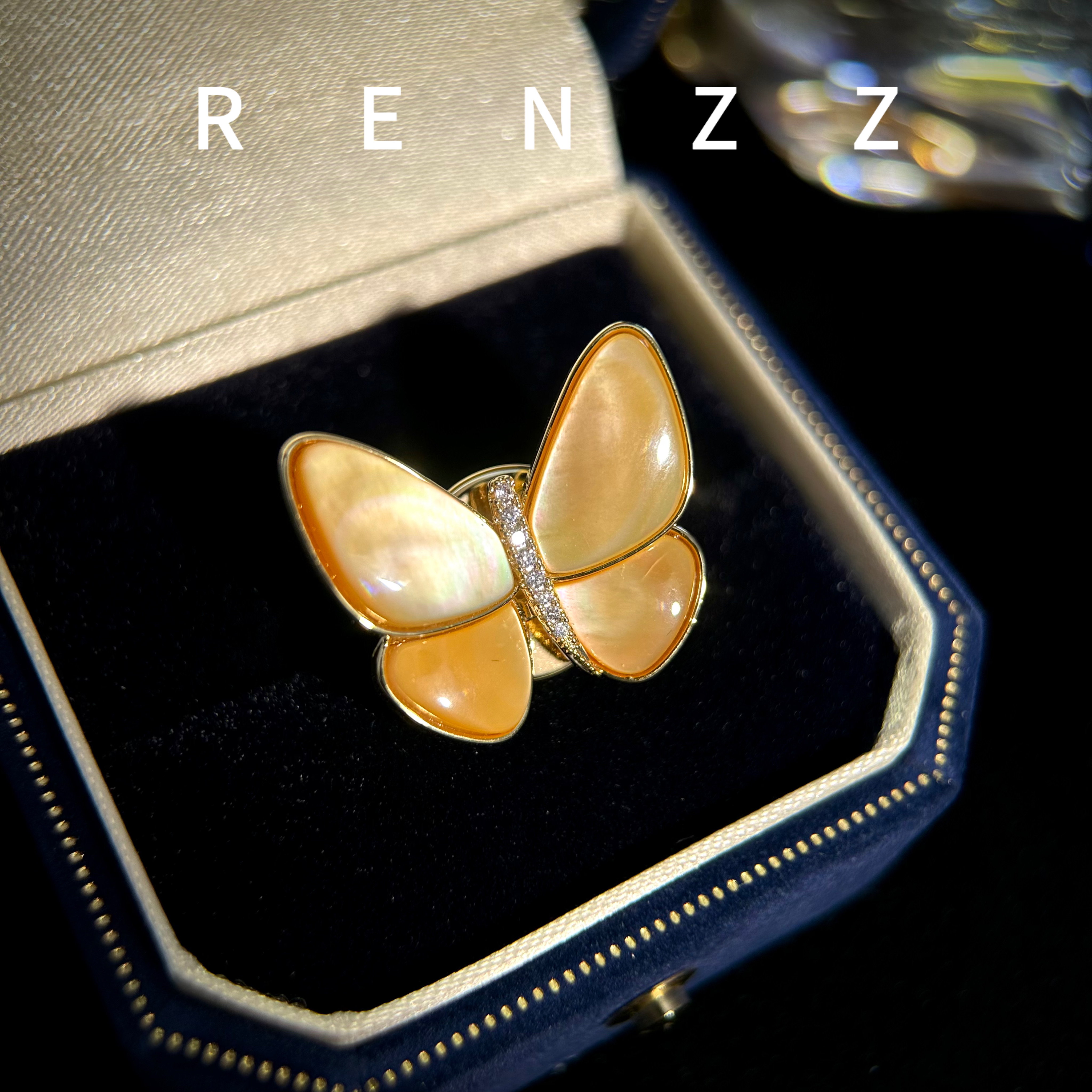 任珍 1319法★【小化蝶】 限定 新款磁吸扣胸针