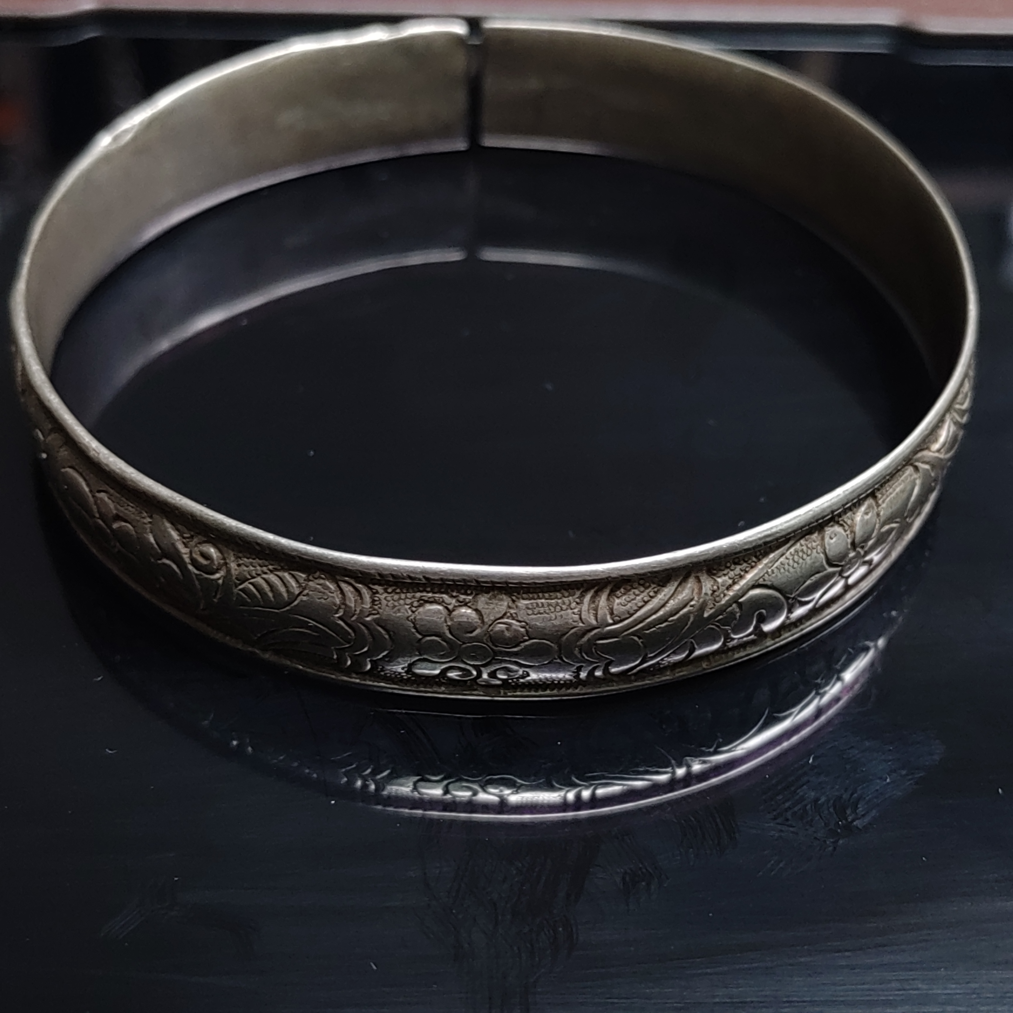 800银手镯 李不二DIY银饰品