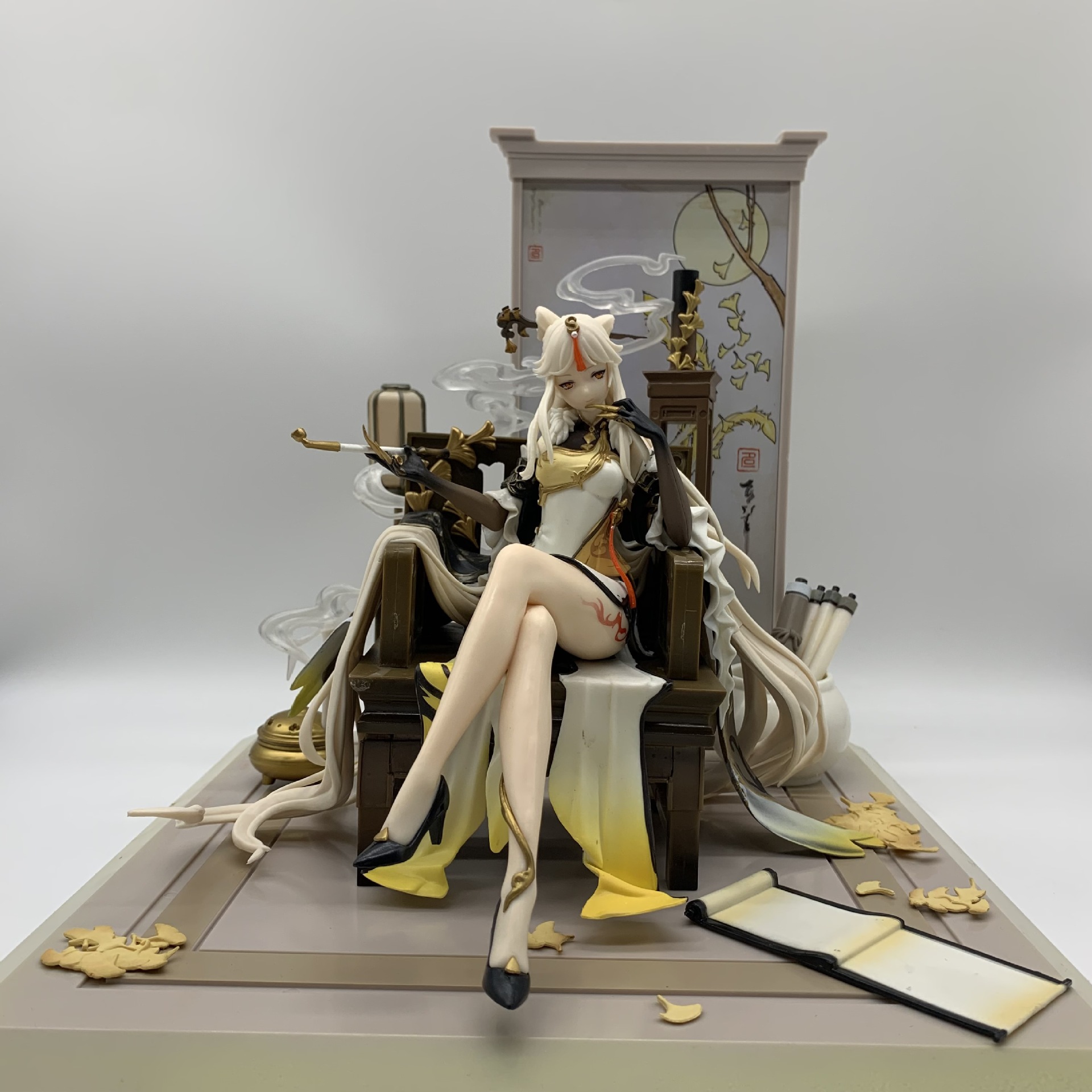 原神璃月七星 Genshin 凝光 掩月天权Ver.1/7 模型手办