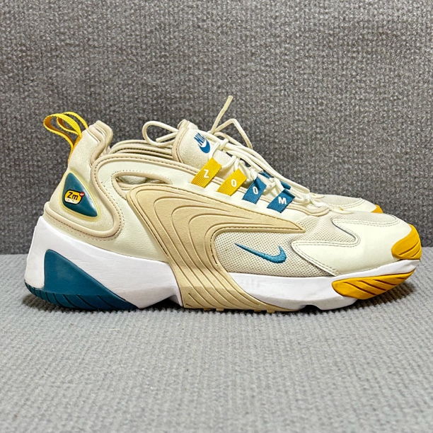 42.5码Nike Zoom 2K 老爹鞋 杏色/蓝色公价799 二手90新