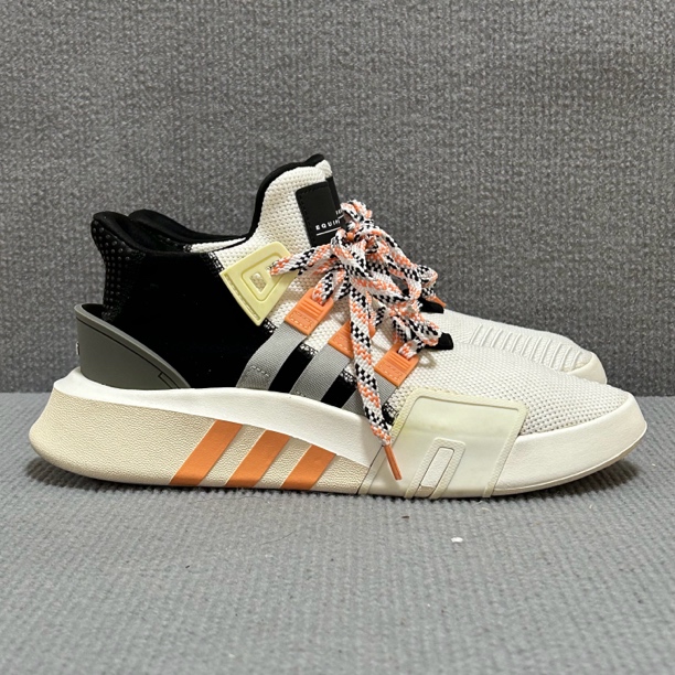 41码 adidas Originals EQT休闲鞋 白色/黑色/橘色 二手正品