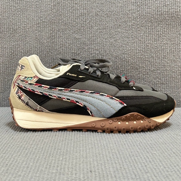 44码Puma/彪马 Blktop  华夫鞋 休闲鞋 黑色 公价608 二手正品