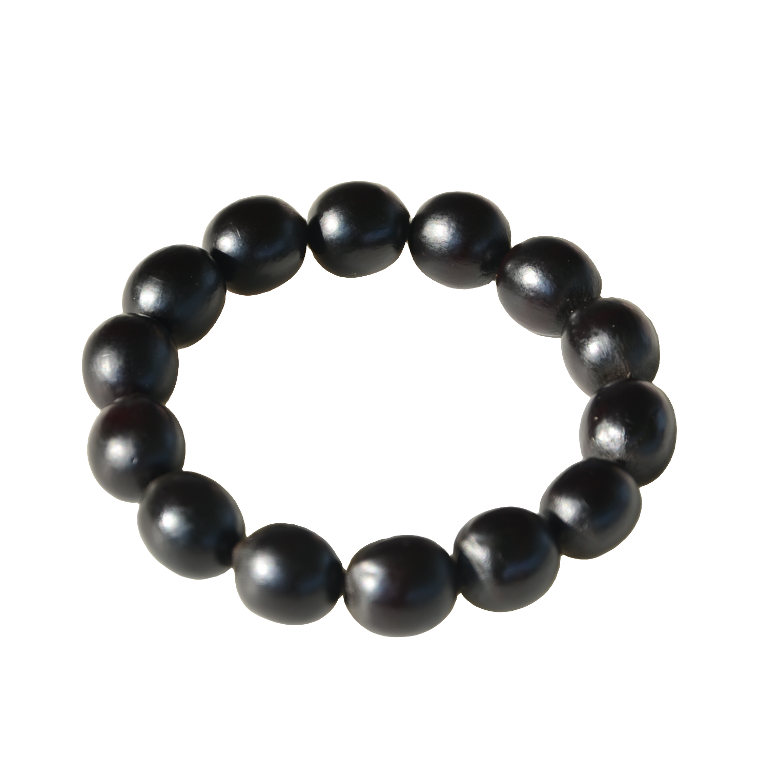 非金属天然黑色14+.大尺寸无患子木患子手串菩提生日礼物送男女