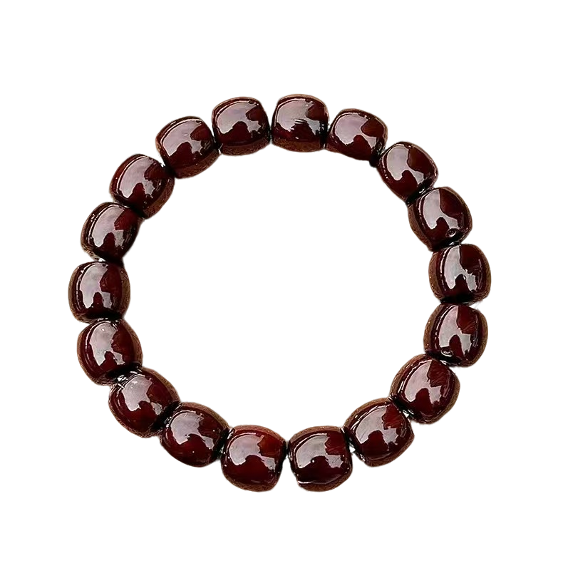 收藏级精选红皮直切招财鼠紫金鼠手串绕指柔老料菩提子文玩