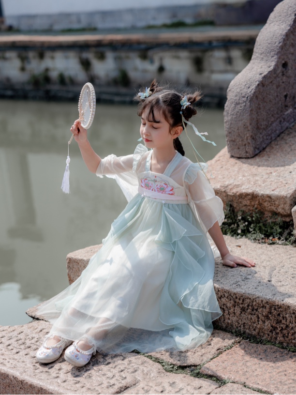 2024夏款汉服女童夏季国风连衣裙