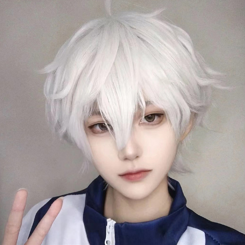 假发男短发动漫cos凪诚士郎同款日系正太少年蓬松自然仿真全头套