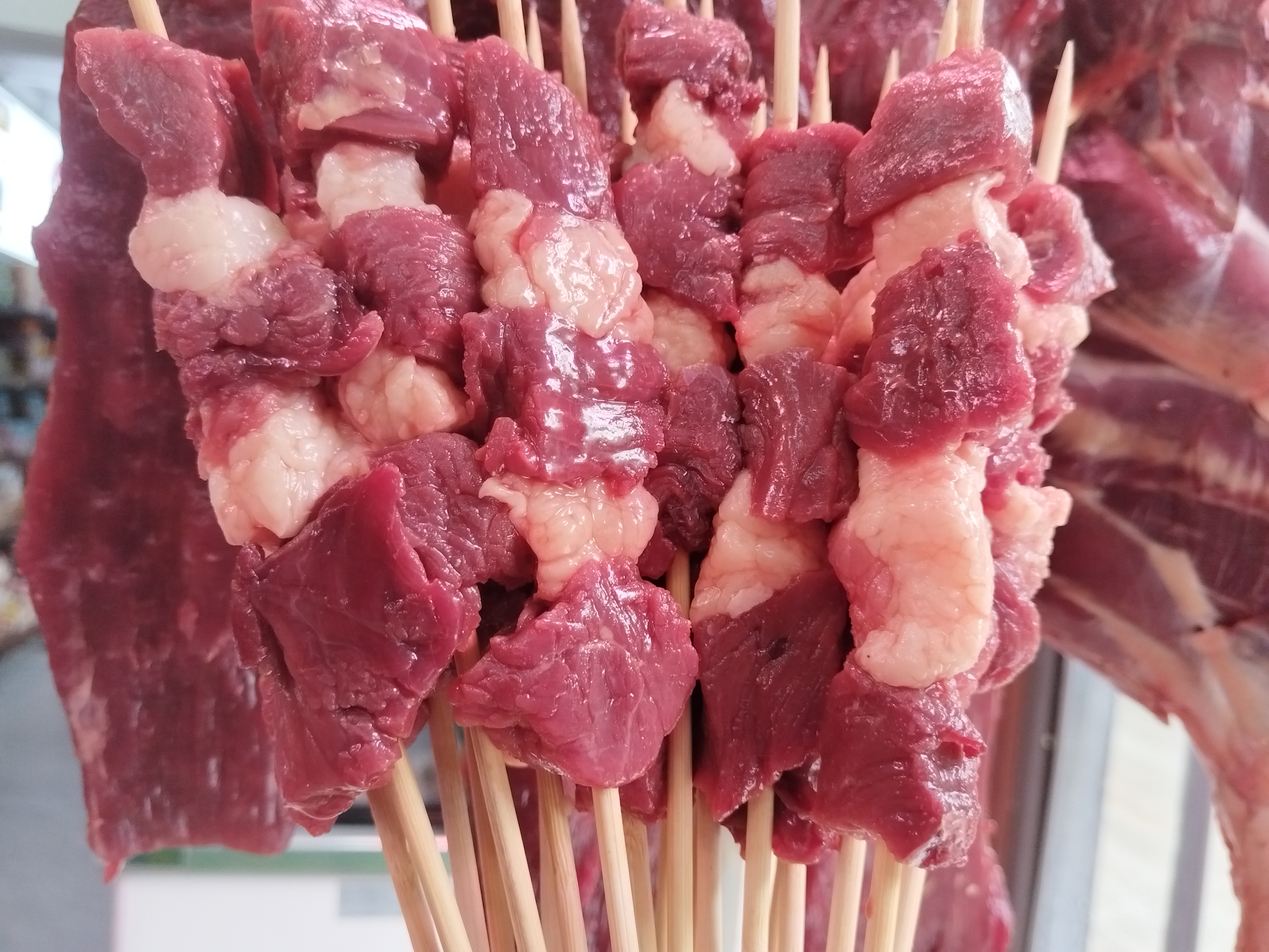 鲜串的牛羊肉，需提前预约哦