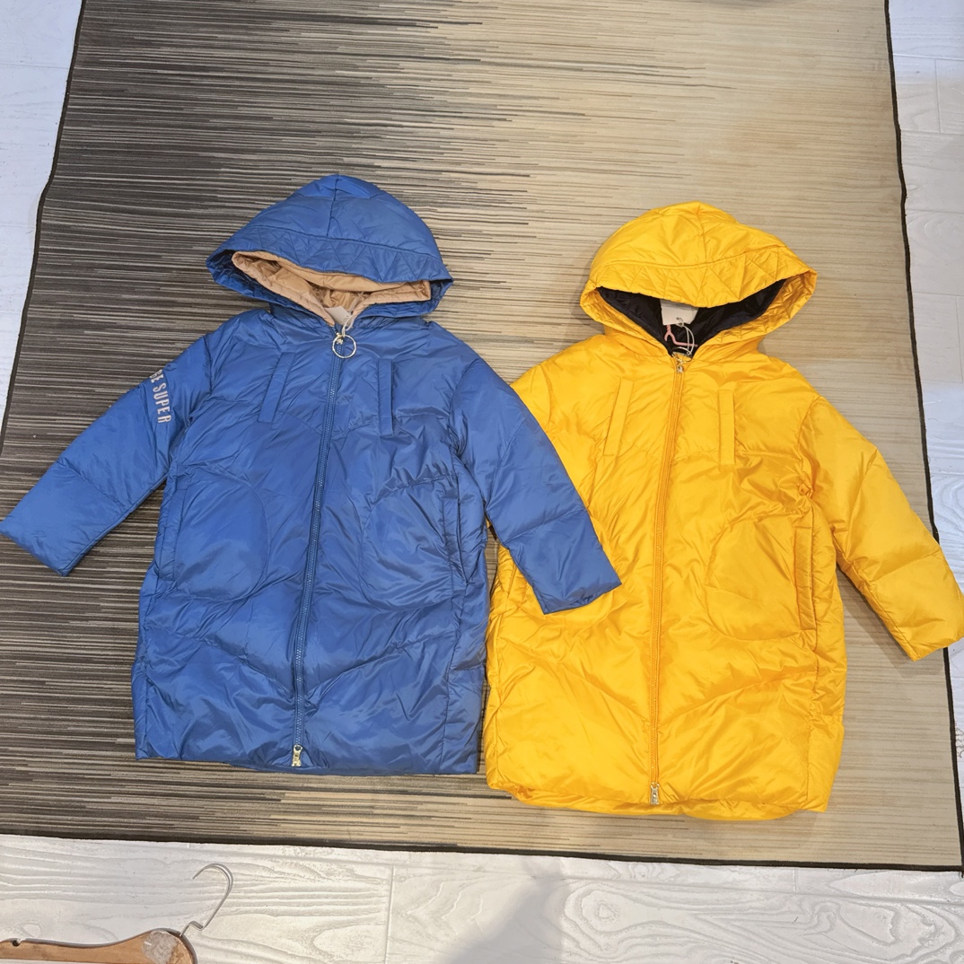WIRGE韦氏童装儿童冬季保暖防风连帽白鸭绒羽绒服休闲外套915803