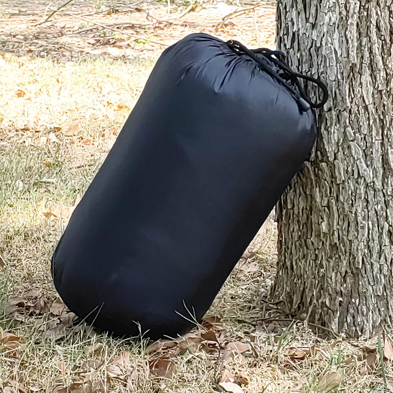 微霞温坑道睡袋老式胶囊睡袋耐脏带保护套充气枕头