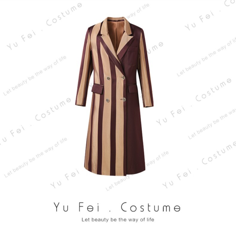 YJ-72617 《菲姐专柜》 菲姐时尚长款外套