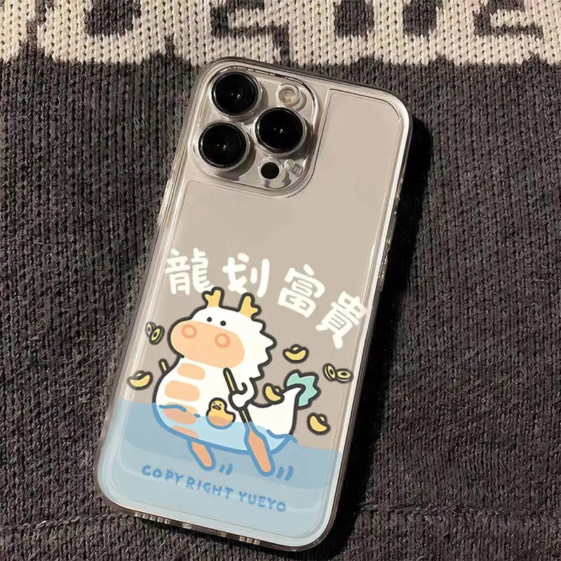 龙滑富贵苹果15手机壳iPhone14promax12软壳13XR11女Xs男8Plus7/x