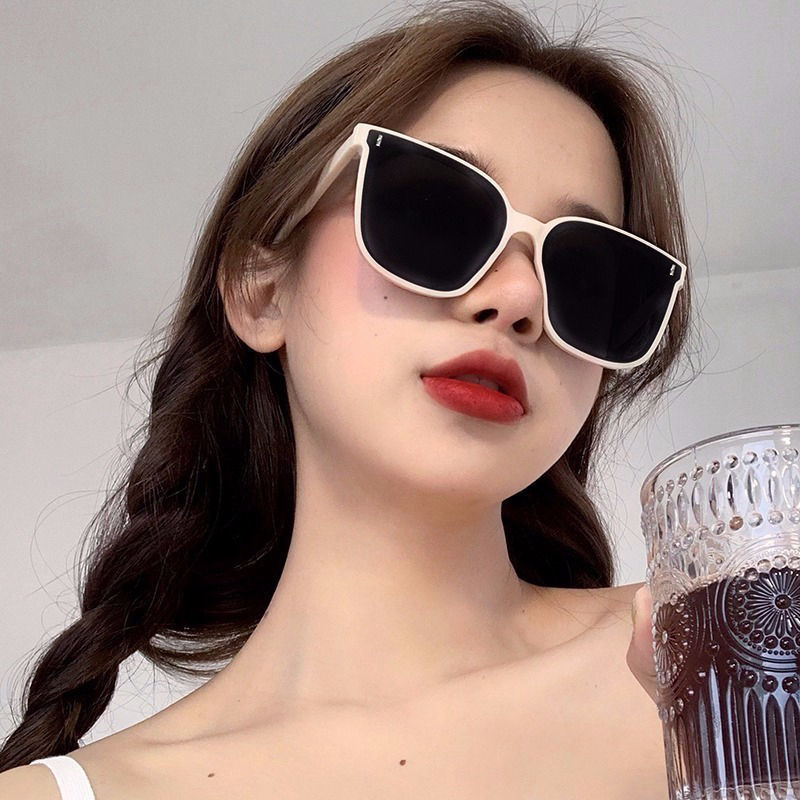 GM墨镜女韩版网红同款大脸显瘦防紫外线ins太阳镜眼镜拍照炸街酷