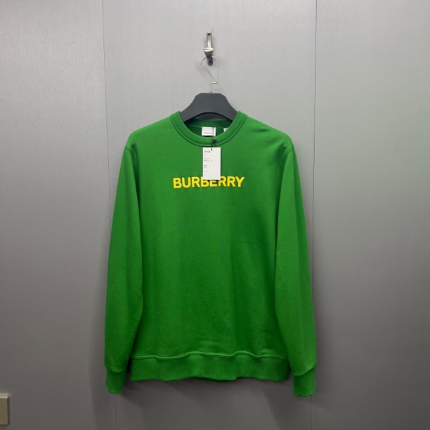 Burberry新款发泡印花绿色卫衣/L/全新试穿/宽松/热门/发售价7200