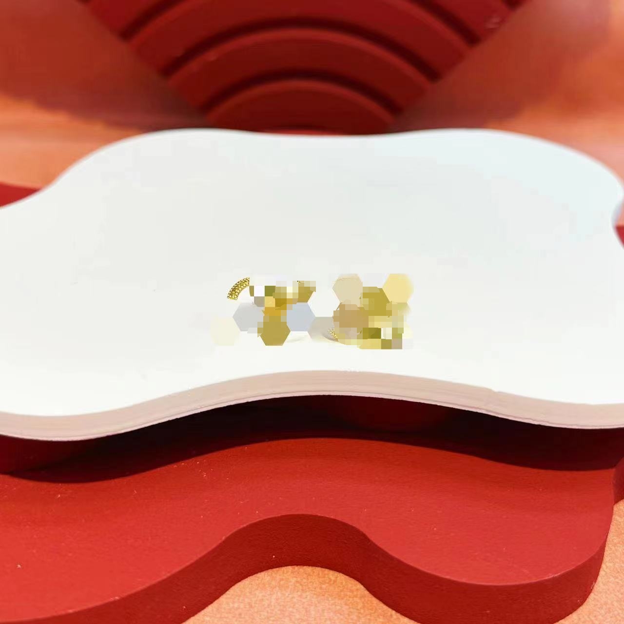 925银耳饰 【红儿同款】【4周年福利款】S925银半镶耳针HNZ7296