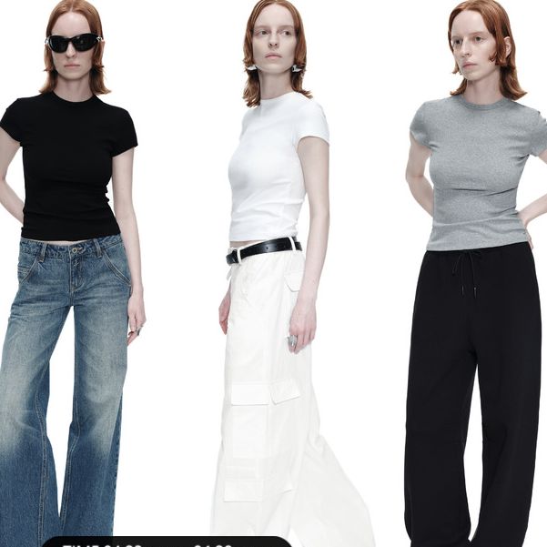 SMIIILE修身显瘦高弹正肩短袖t恤女夏季基础百搭短款内搭圆领上衣