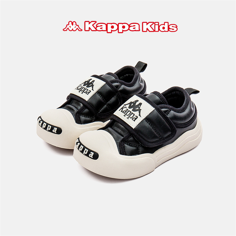 Kappa儿童童鞋男女8-16岁大童运动鞋黑色/米色26-40码KAZB233050