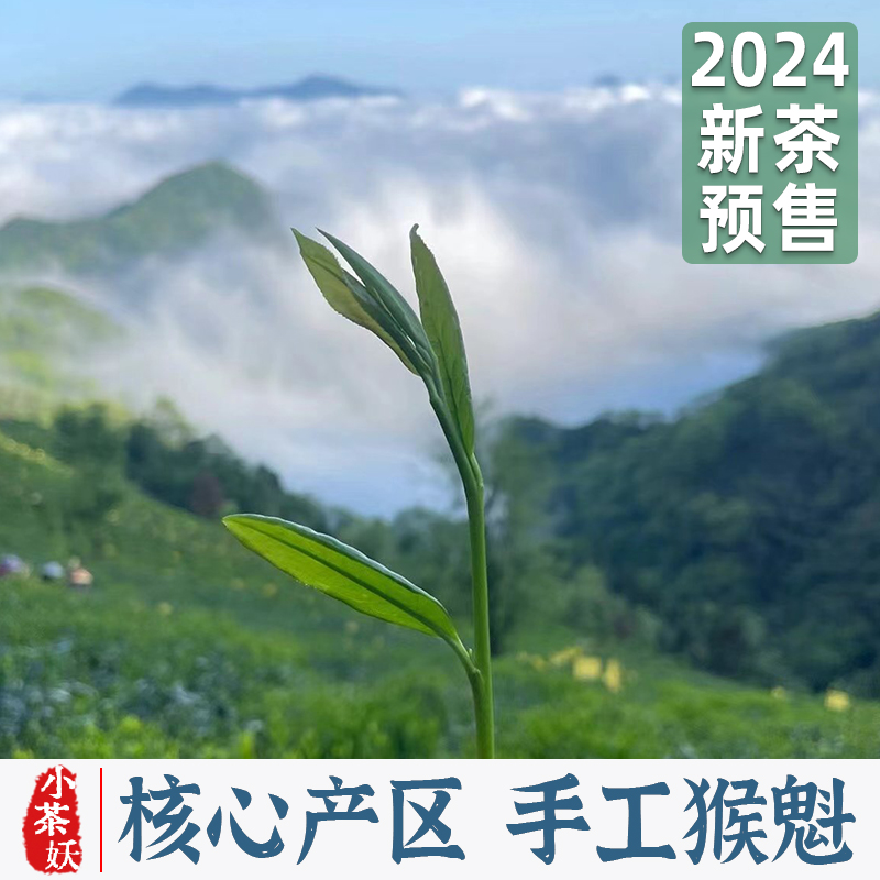 太平猴魁2024新茶手工捏尖猴坑村开园头采高山兰花香茶叶茶农自销