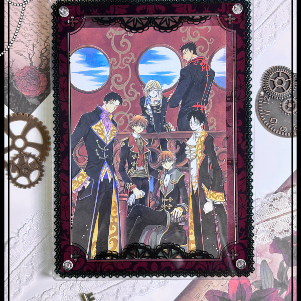 【卡米踪】毒苹果6寸大框 谷美亚克力摇摇乐粒粒卡框谷子收纳框