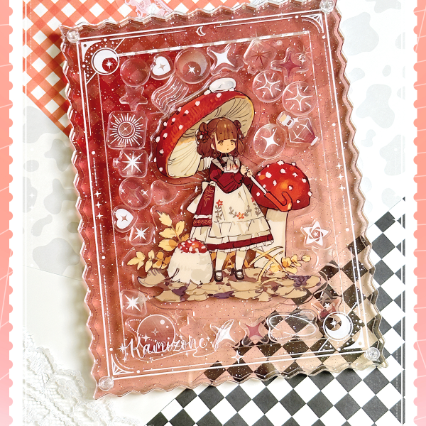 【卡米踪】繁星夜语大框 谷美亚克力摇摇乐卡框装饰摆台谷子收纳