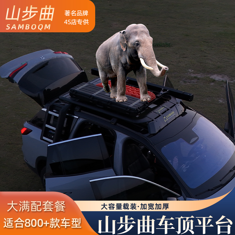 山步曲JEEP自由侠 自由光本田CRV福特游骑侠哈弗H5车顶行李架平台