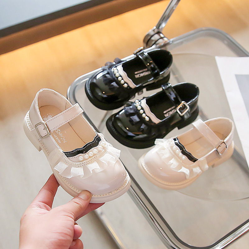 女童单鞋软底浅口小皮鞋儿童演出鞋中大童小学生童鞋宝宝学步鞋