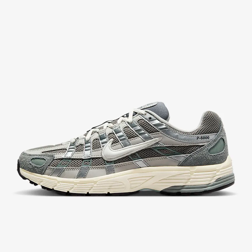 NIKE/耐克P-6000男子复古青灰色运动休闲舒适透气跑步鞋FN7509029