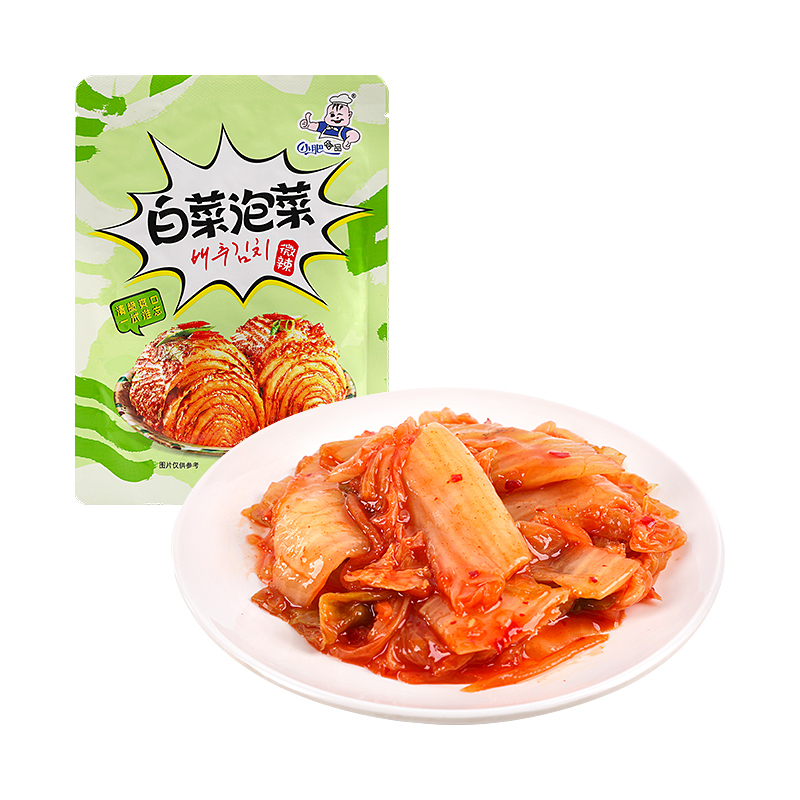 小肥食品韩国泡菜正宗韩式辣白菜朝鲜家用酱菜酸辣下饭菜175g
