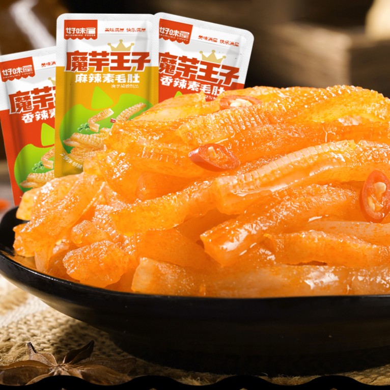 【好味屋】魔芋王子香辣味麻辣味鲜辣爽口鲜嫩解馋湖南休闲小零食