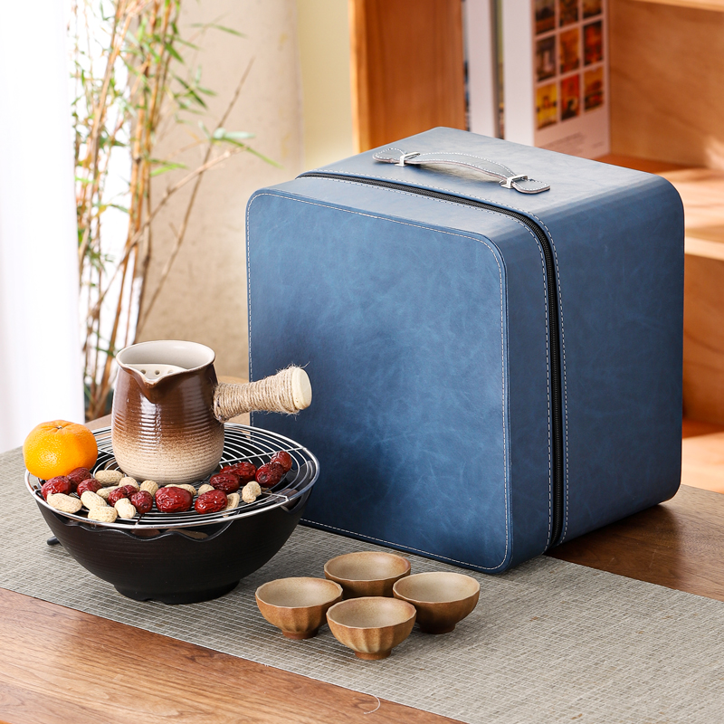 围炉煮茶罐罐茶电陶炉煮茶器具全套烤奶茶煮茶壶家用室内礼盒套装