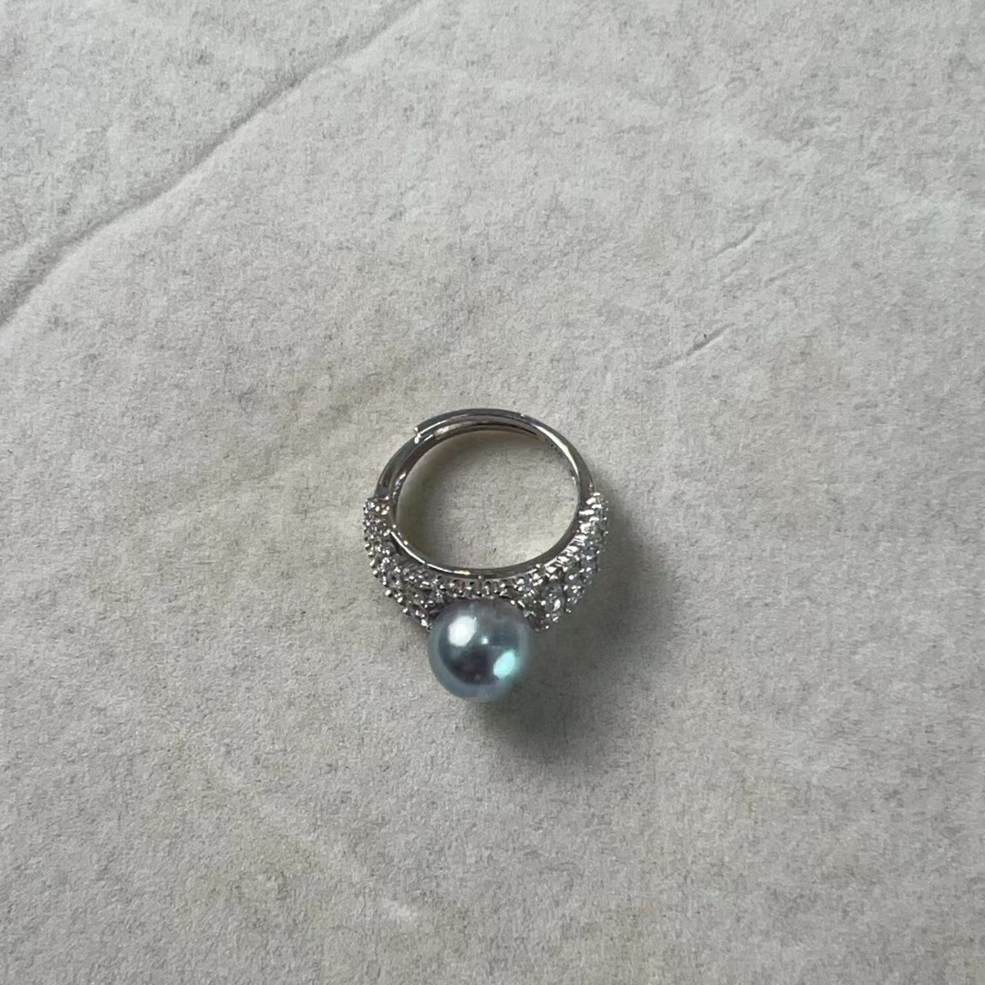 【颜姐甄选】8-9mm海水真多麻戒指