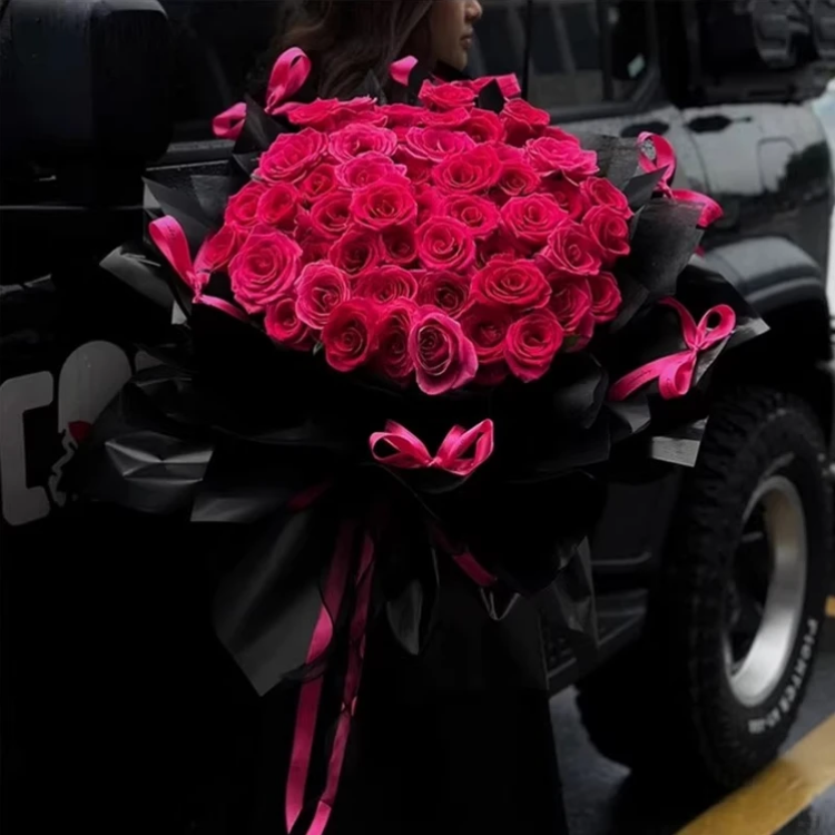 全国弗洛伊德玫瑰花束鲜花速递同城送女友闺蜜生日礼物附近花店