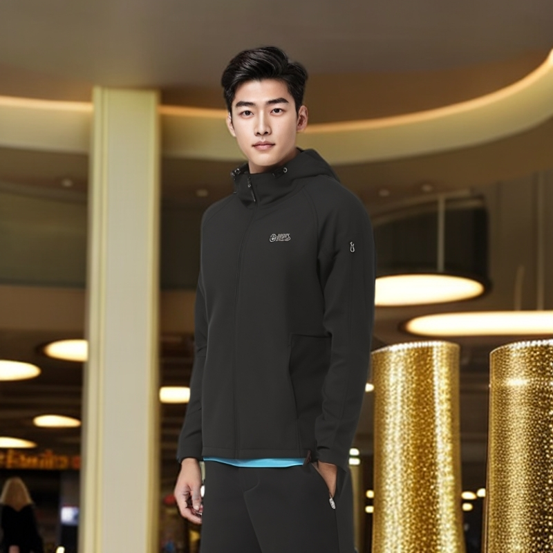 RockCloud/岩云男款户外运动休闲防泼水防风保暖加绒M1软壳衣060