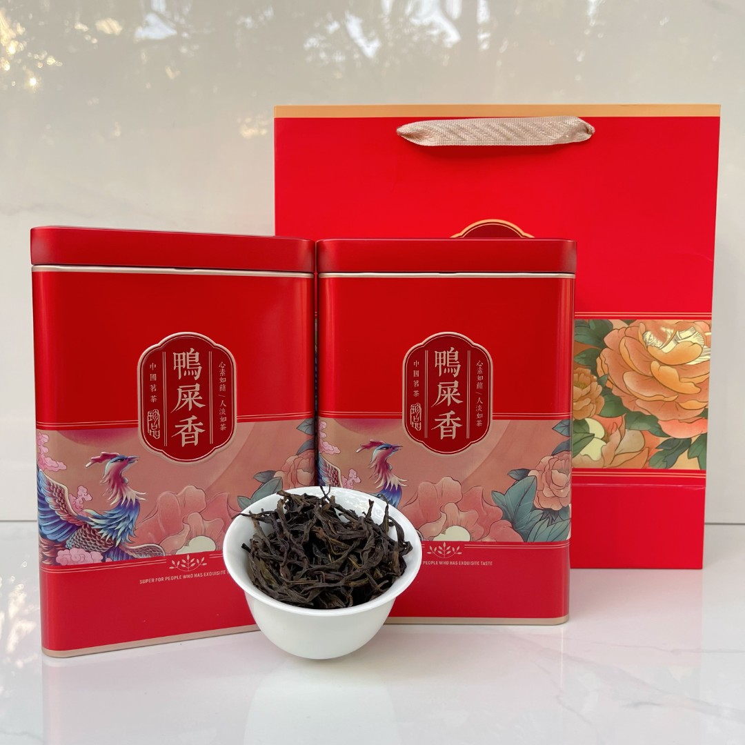 【鸭屎香】潮州凤凰单枞茶雪片鸭屎香花香茶叶正宗原产地罐装好茶叶
