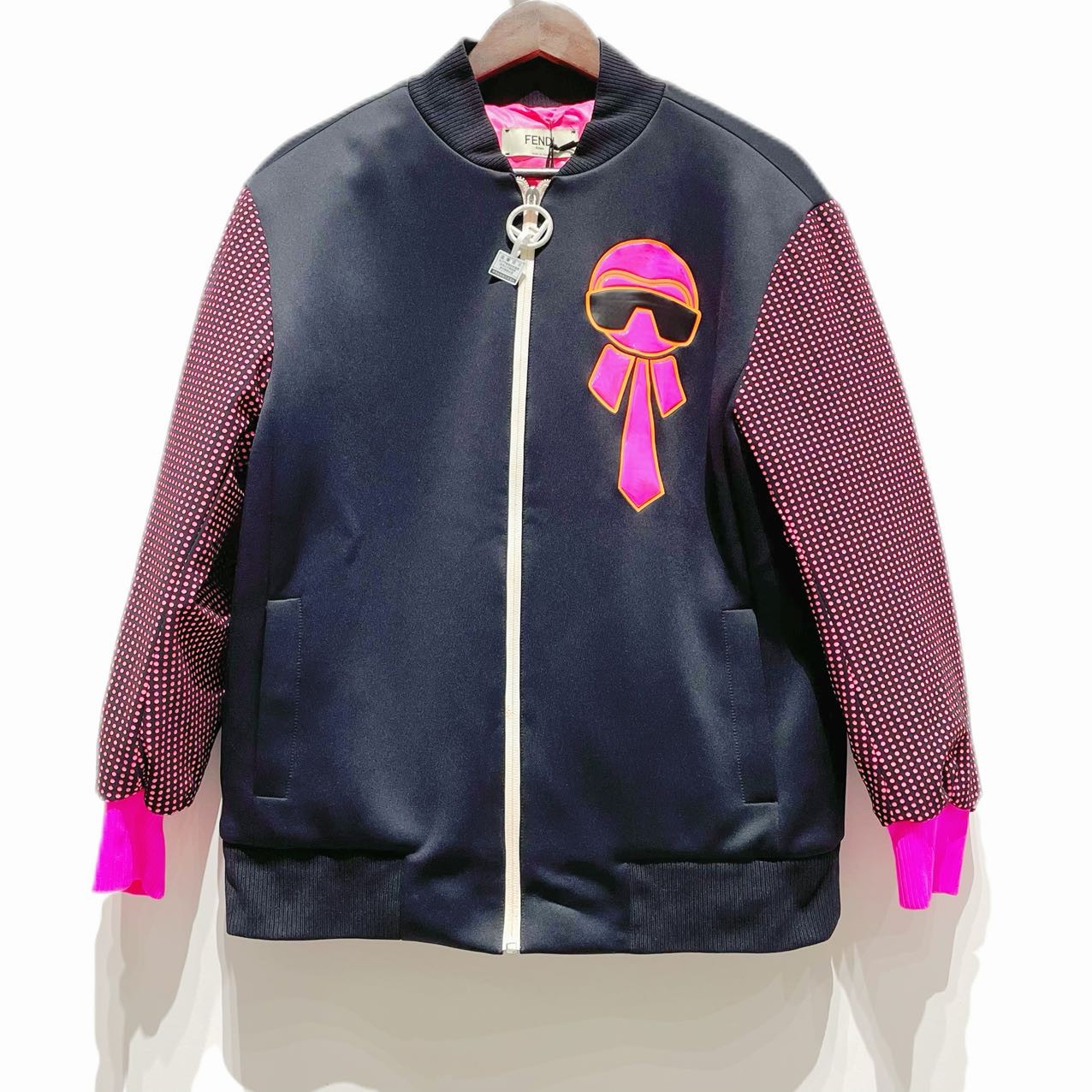 未使用 FENDI/芬迪 蔚蓝/棉服/老佛爷款式/L码/LZ727G953