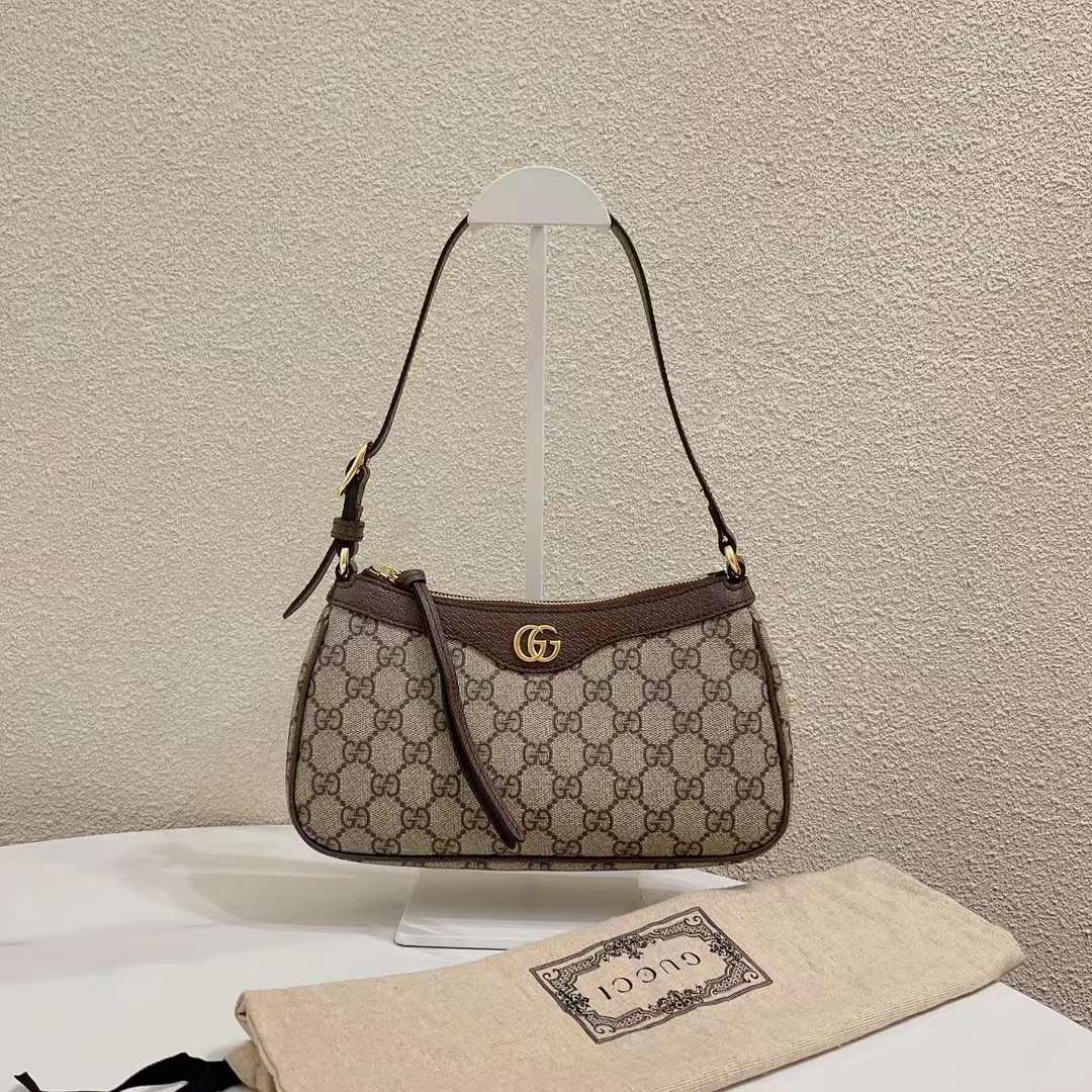 99新  ZERO/Gucci 古驰/老花 ophidia 麻将包 腋下包/闲置品