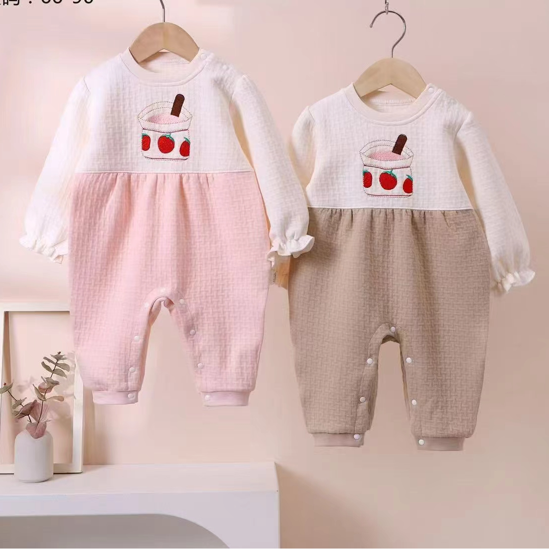 宝宝衣服扣号连体哈衣（以直播间展示为主）