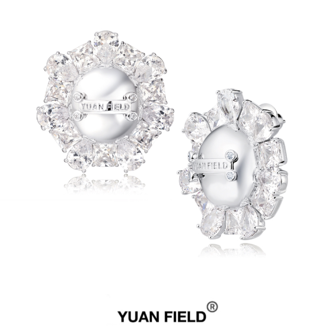 YUAN FIELD 黄铜锆石耳饰 专属系列 火花耳环 大号