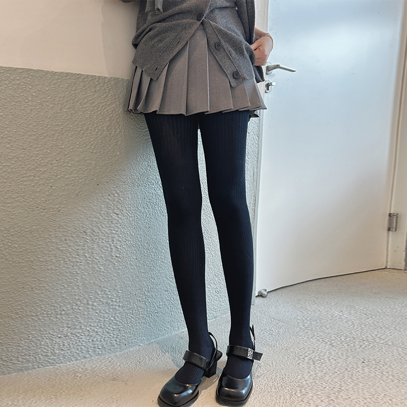 VIINS休闲显瘦外穿修身百搭不掉档加厚高腰连体裤袜0026