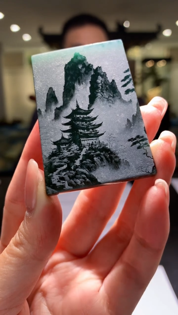 【闪购商品】定制翡翠未镶嵌5116zm-挂件毛货120