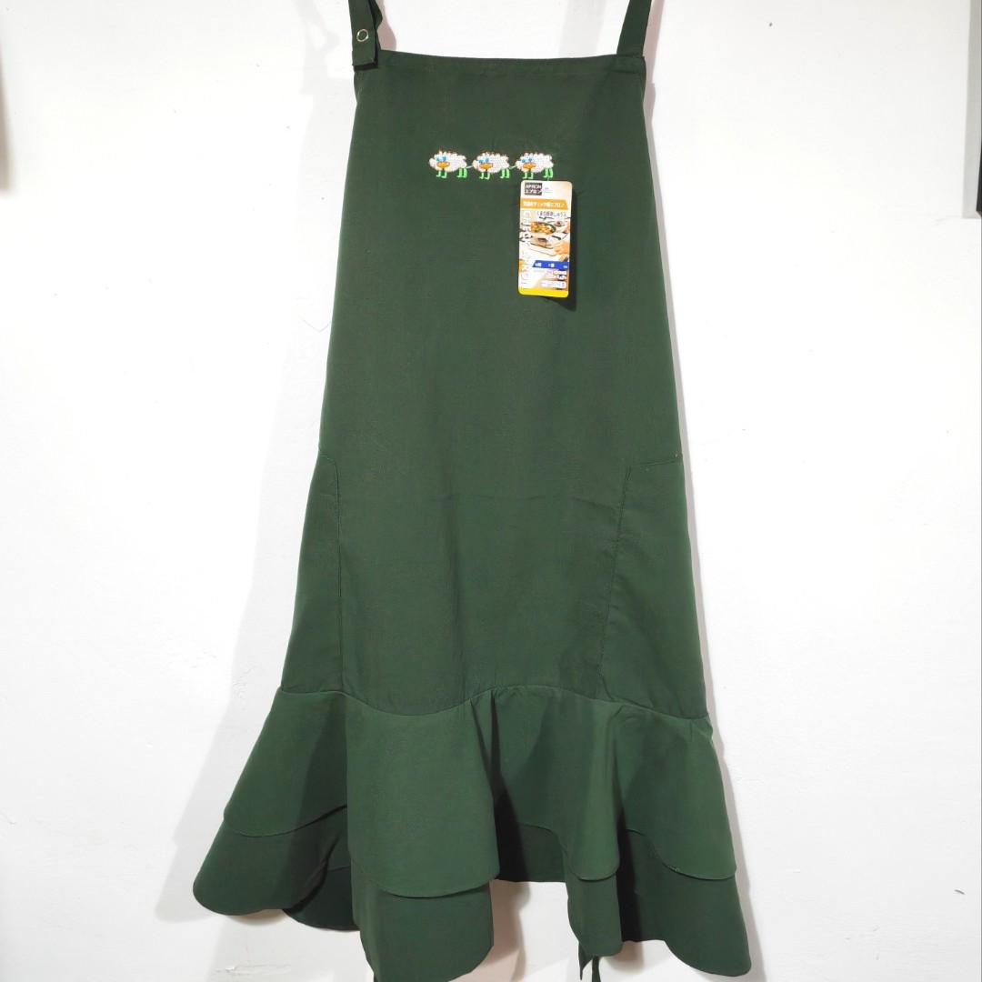 防水围裙 三只小羊 裙子下摆围裙  家用厨房防水围裙